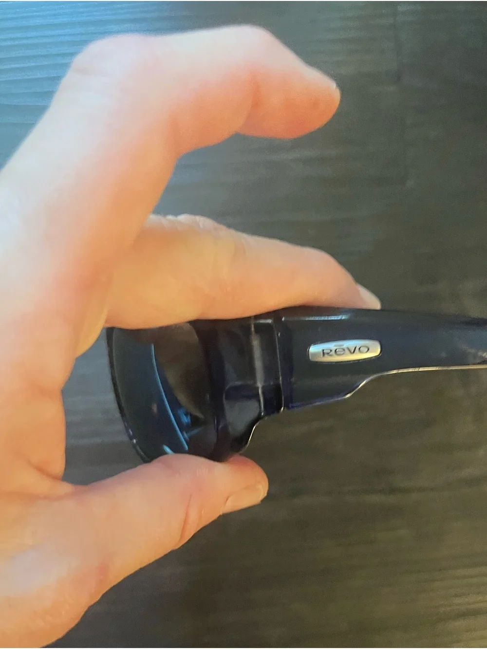 Revo Blue Polarized Blue mirrored blue lens sunglasses for men or women.